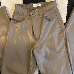 Abercrombie Vegan Leather Pants